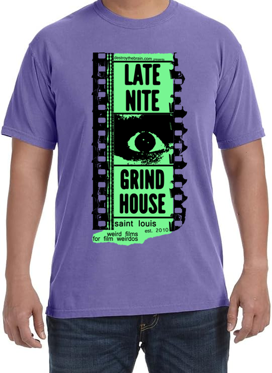 Late Nite Grindhouse "Film Strip Saw" Shirt